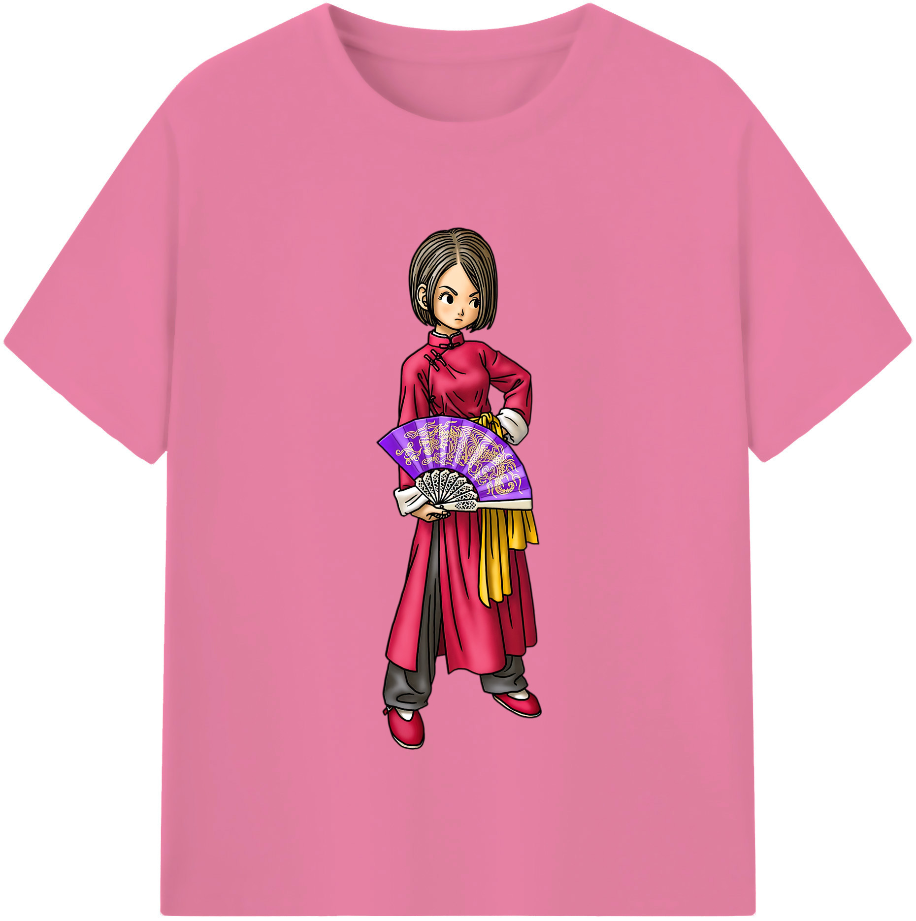 （画像用） ドラゴンクエスト Doragon Kuesuto Dragon Quest 綿100％半袖Tシャツ（フロントプリント）